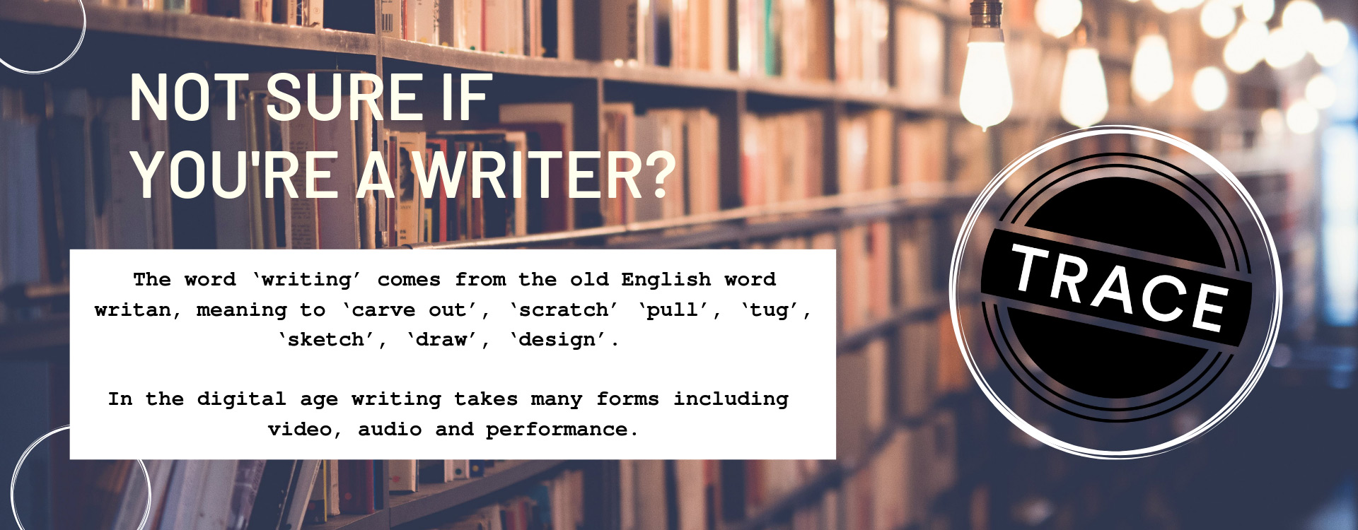 Not sure if you're a writer?